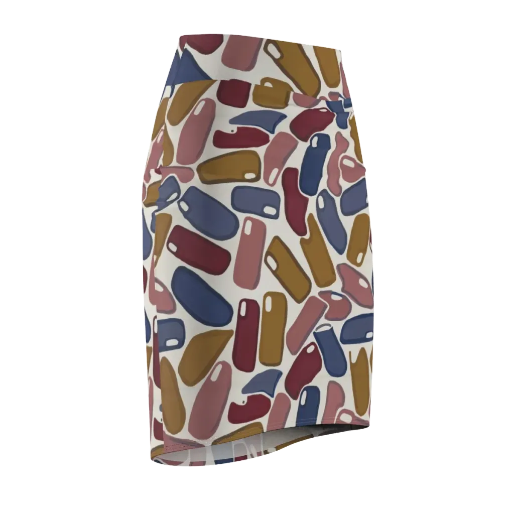 Chromatic Capsules on Pencil Skirt — Front Side