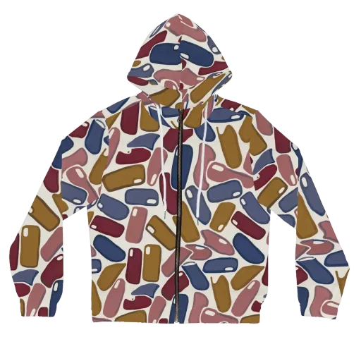 Chromatic Capsules on a Women's Full-Zip Hoodie