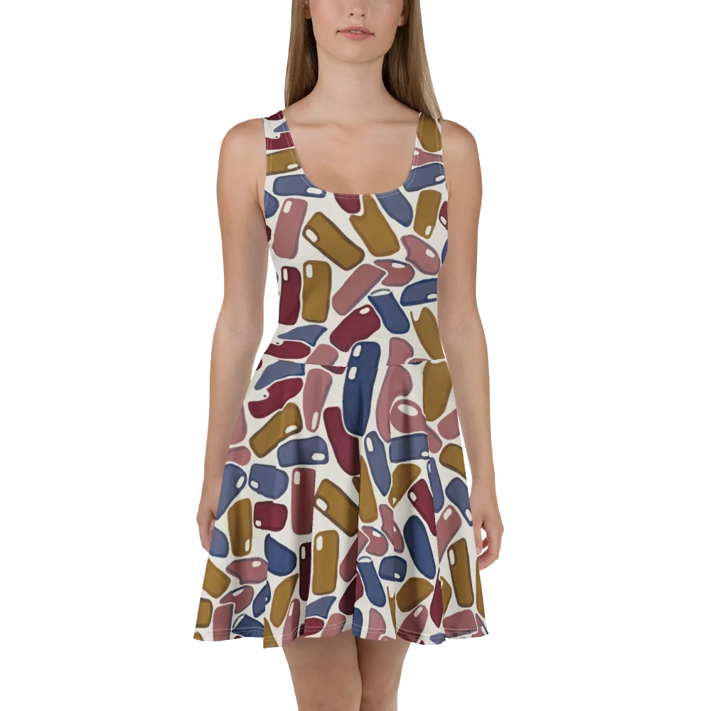 Chromatic Capsules on Skater Dress — Front