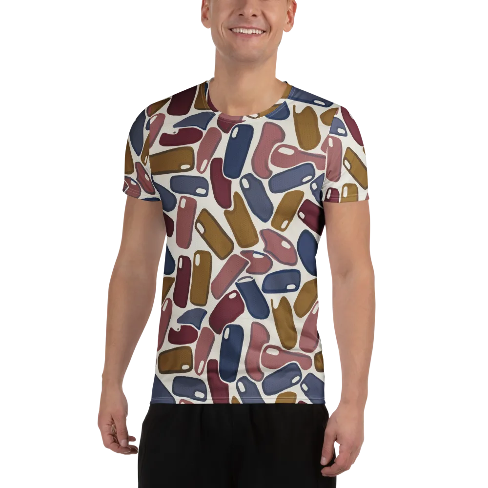 Chromatic Capsules on Men's Athletic T-Shirt — Front