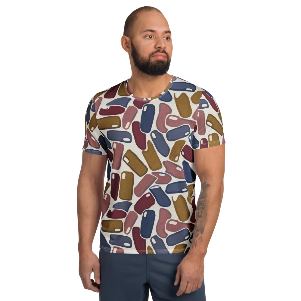 Chromatic Capsules on Men's Athletic T-Shirt — Front