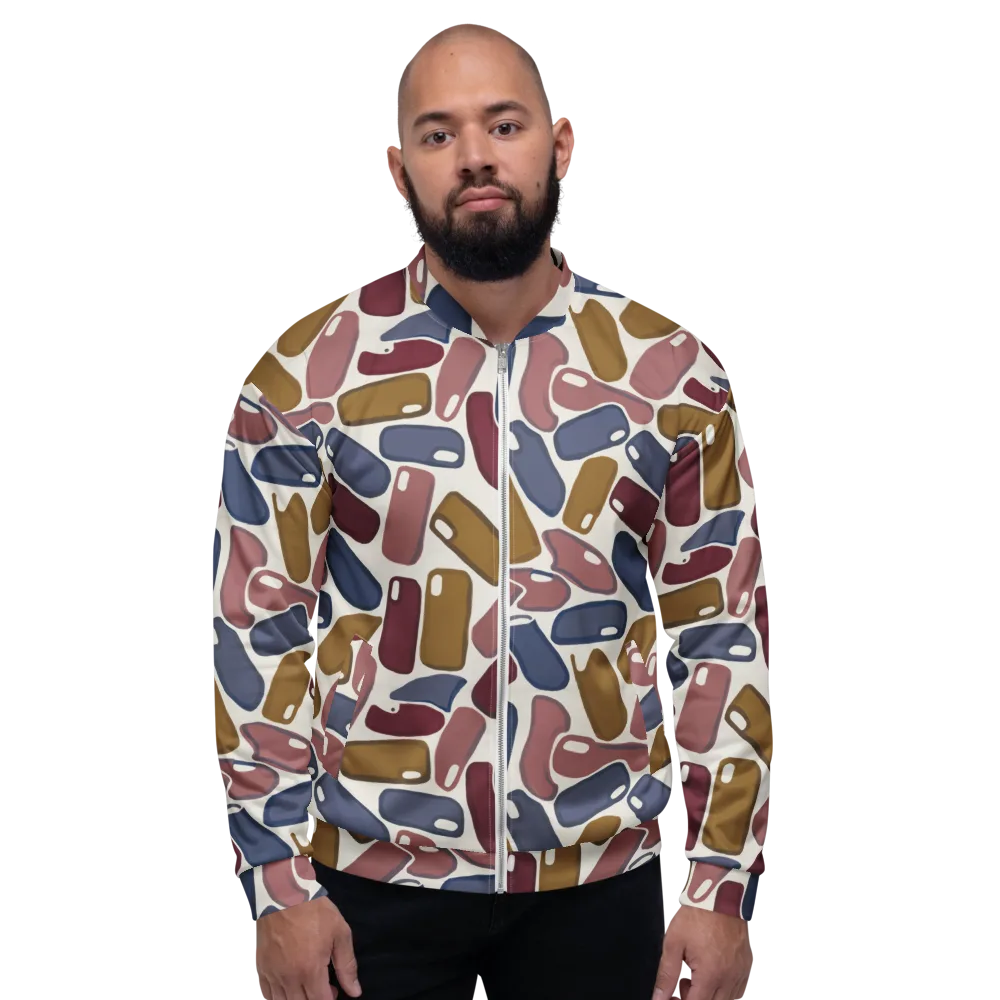 Chromatic Capsules on Bomber Jacket — Front
