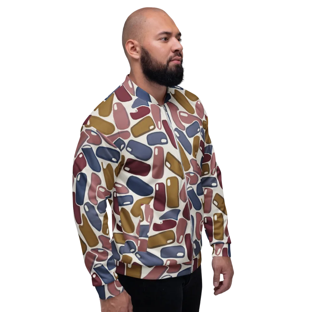 Chromatic Capsules on Bomber Jacket — Right