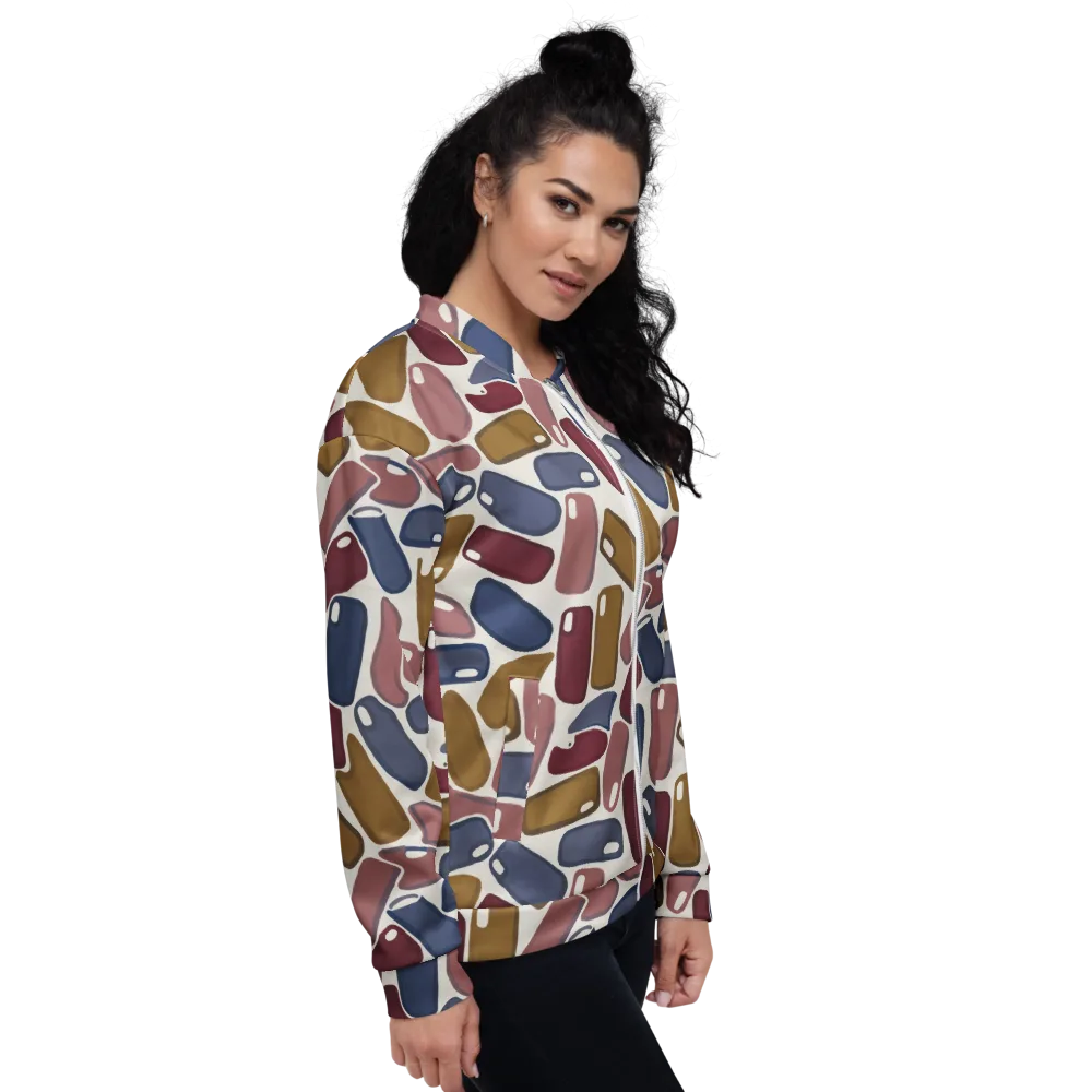 Chromatic Capsules on Bomber Jacket — Right
