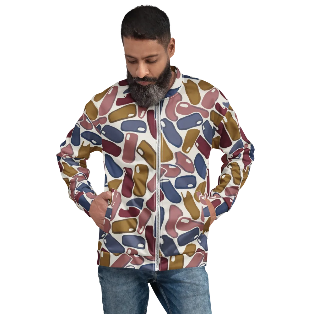 Chromatic Capsules on Bomber Jacket — Front