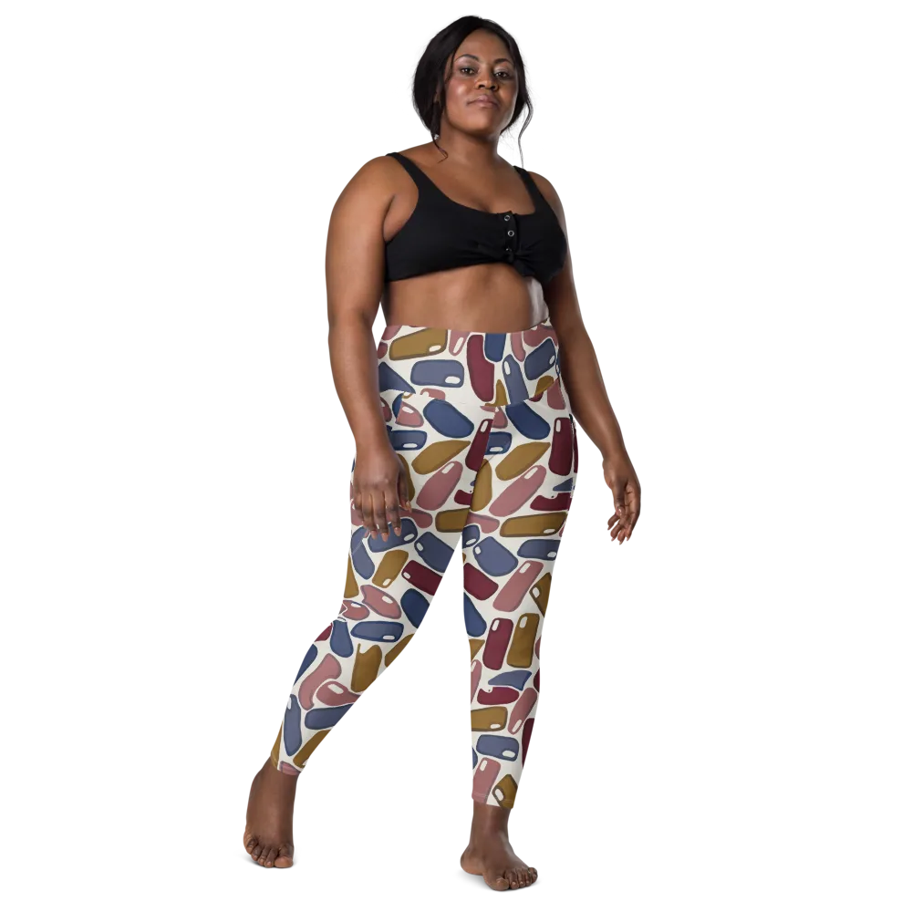 Chromatic Capsules on Leggings with Pockets — Front
