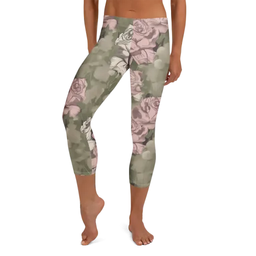 Rosewater Conservatory on a Capri Leggings