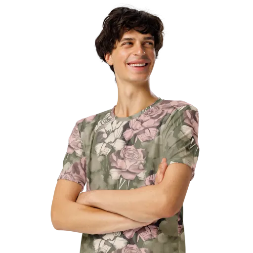 Rosewater Conservatory on a Men's Crew Neck T-Shirt