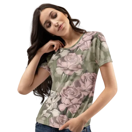 Rosewater Conservatory on a Women's Crew Neck T-Shirt