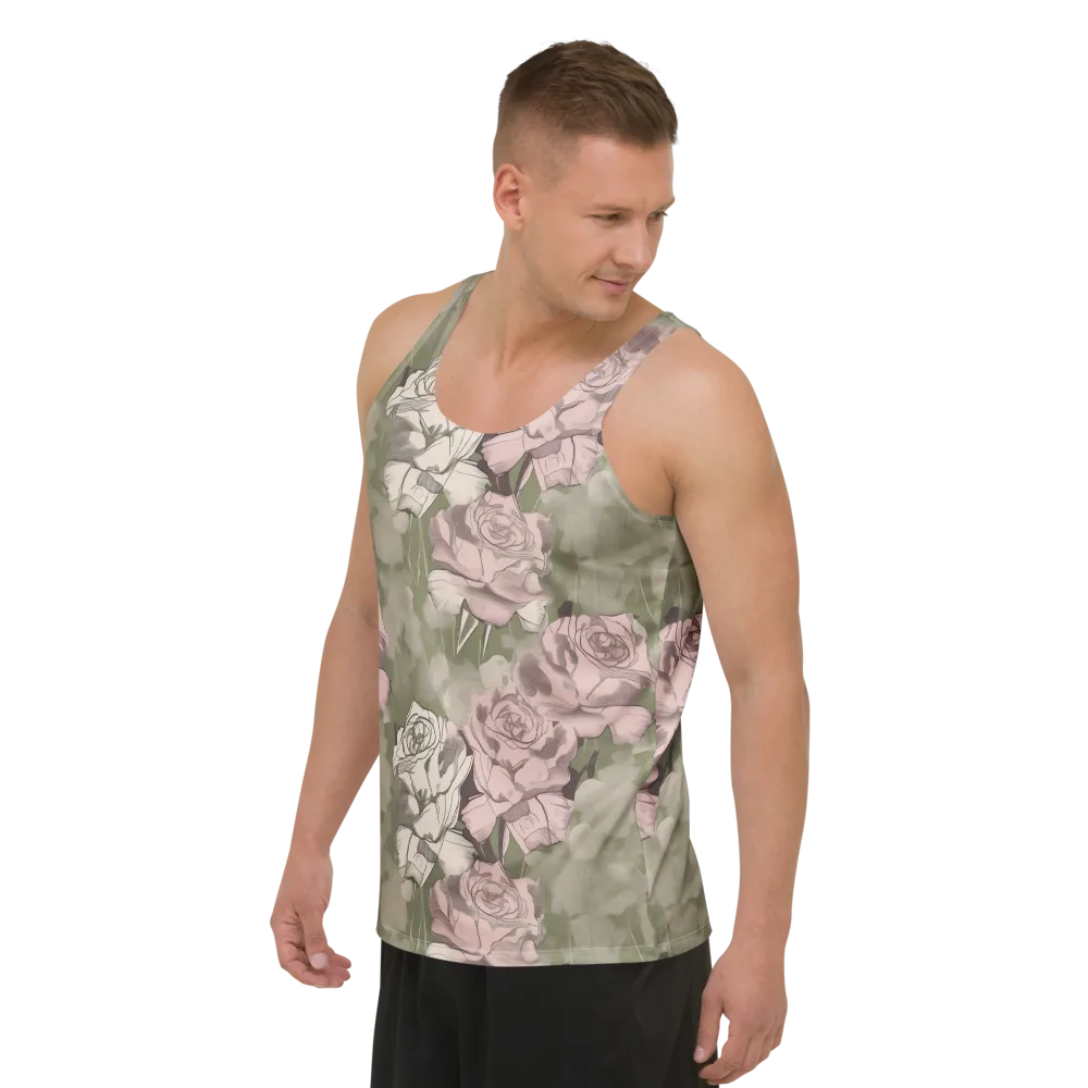 Rosewater Conservatory on Men's Tank Top — Left Front