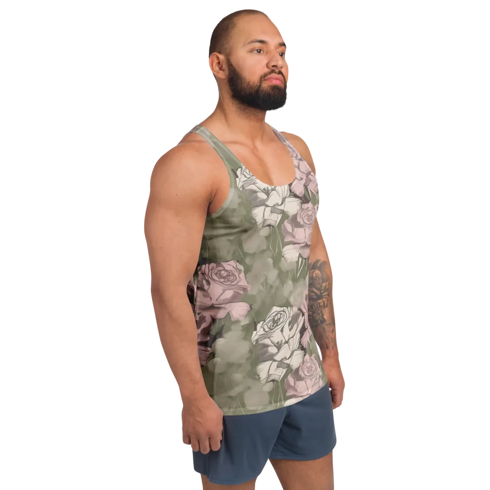 Rosewater Conservatory on Men's Tank Top — Right Front