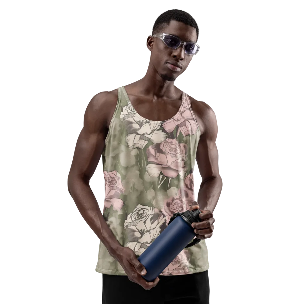 Rosewater Conservatory on Men's Tank Top — Front