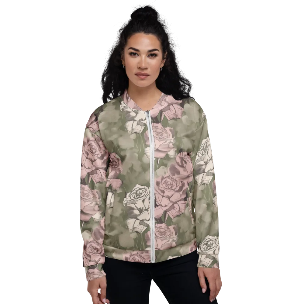 Rosewater Conservatory on Bomber Jacket — Front