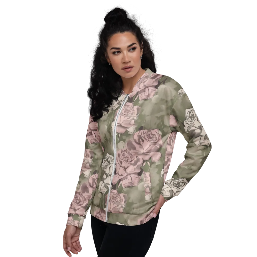 Rosewater Conservatory on Bomber Jacket — Left