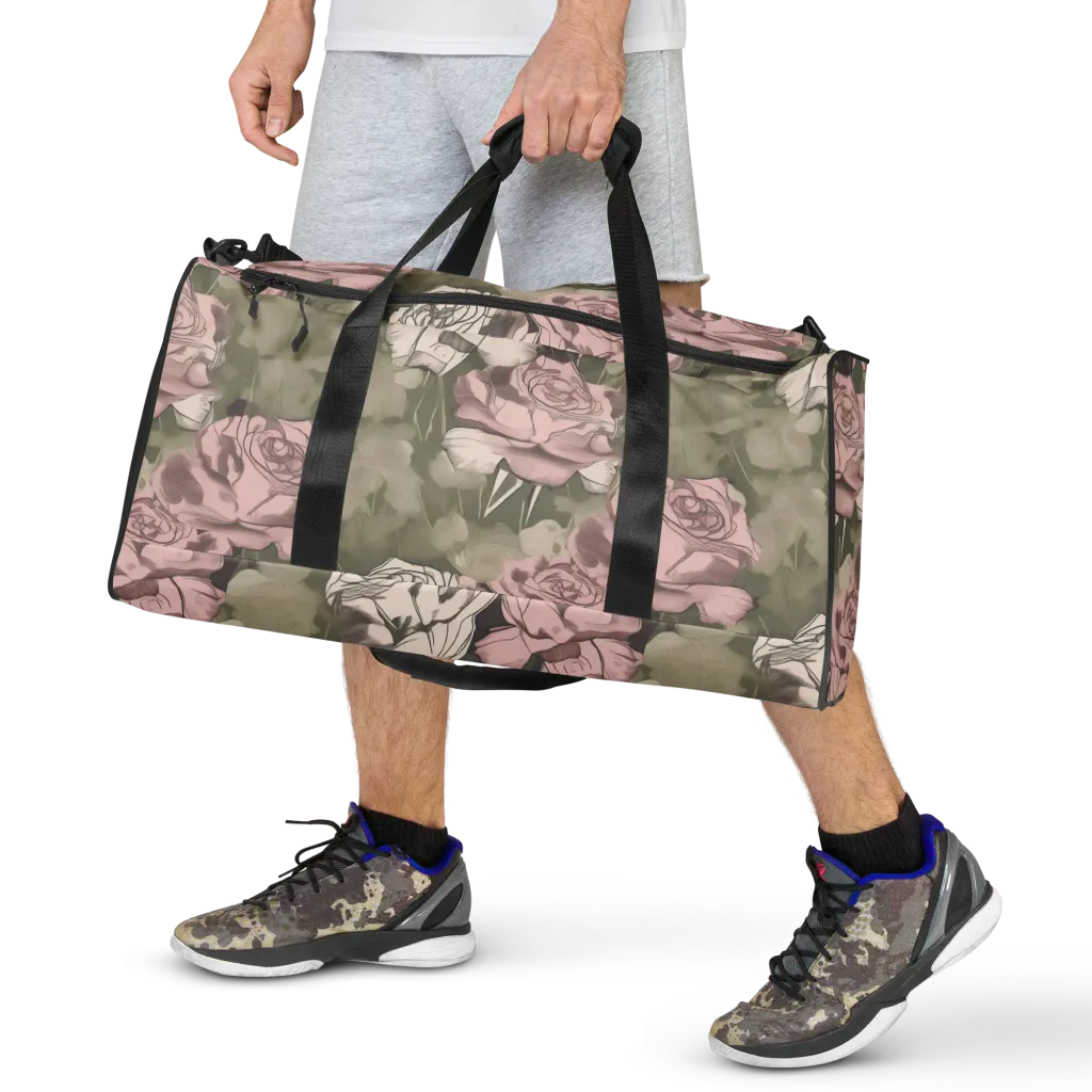 Rosewater Conservatory on Duffle Bag — Front