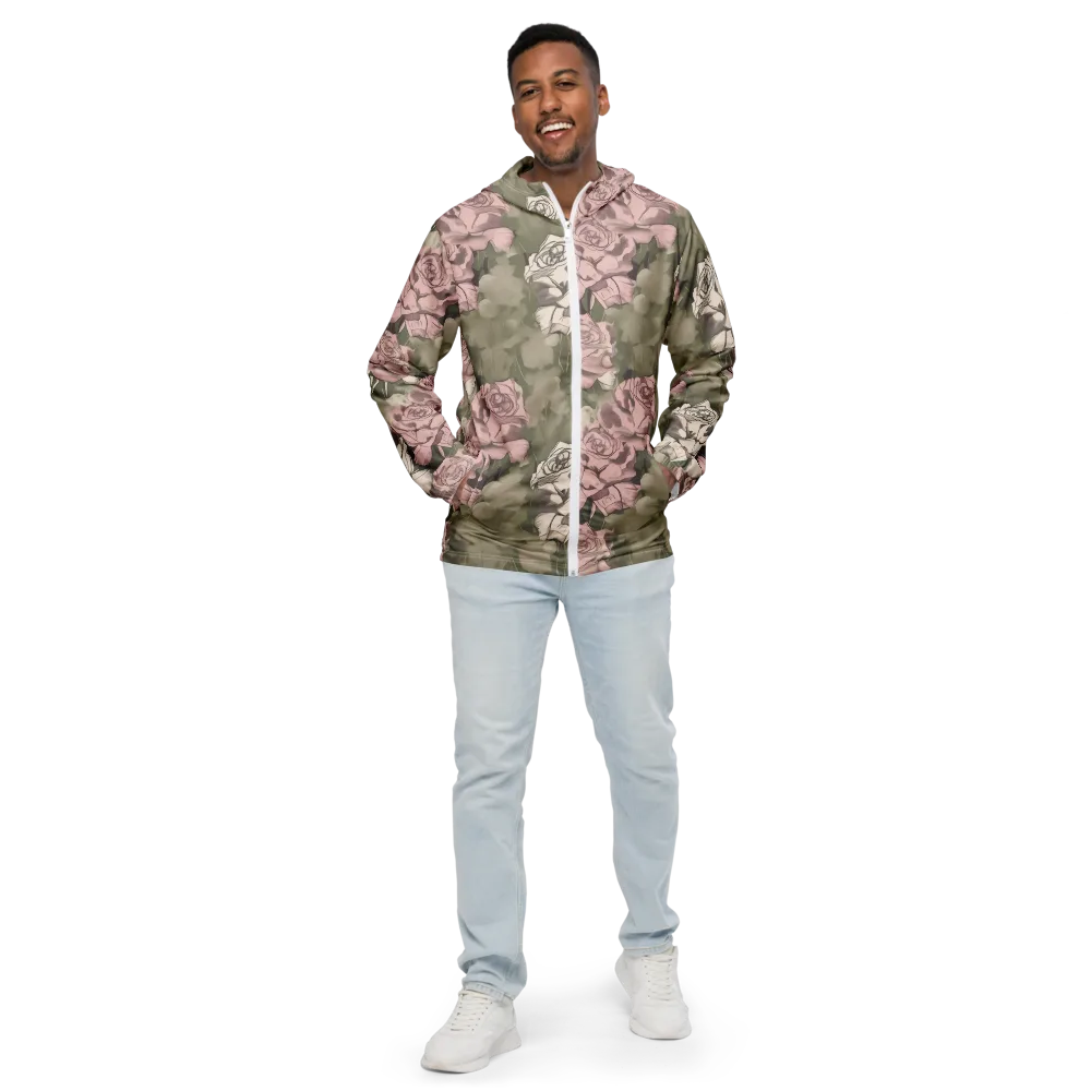 Rosewater Conservatory on Men's Windbreaker — Front