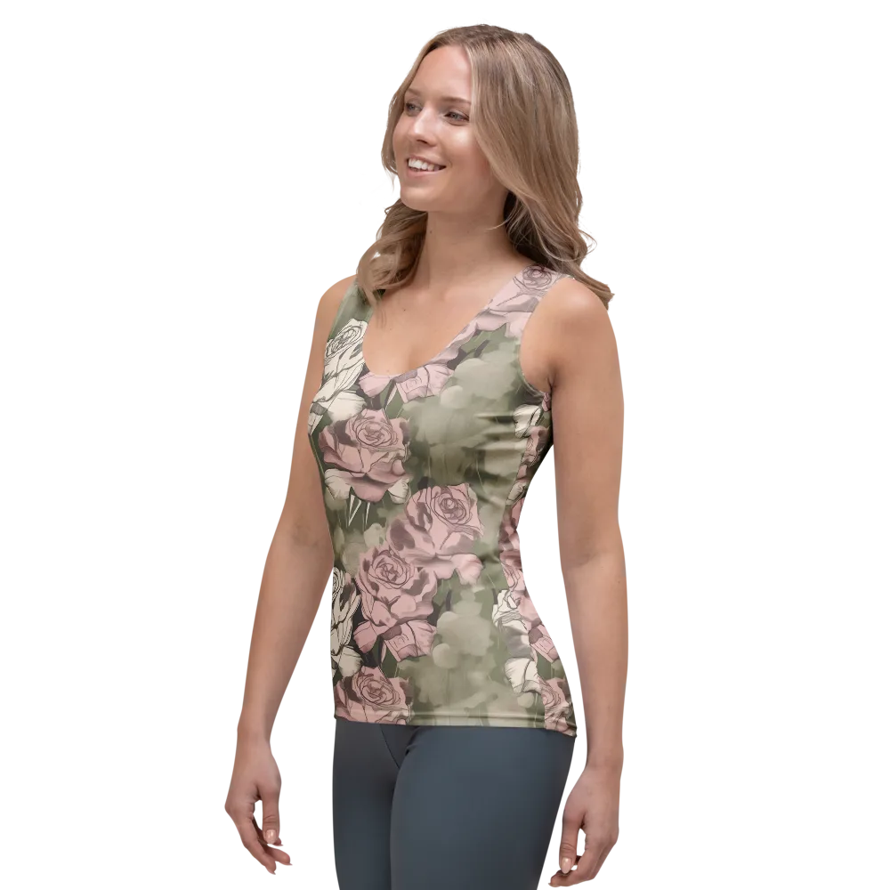 Rosewater Conservatory on Women's Tank Top — Left Front