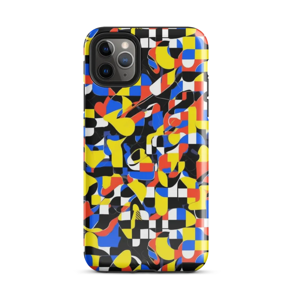 Midnight Geometry on Tough Case for iPhone® — Front