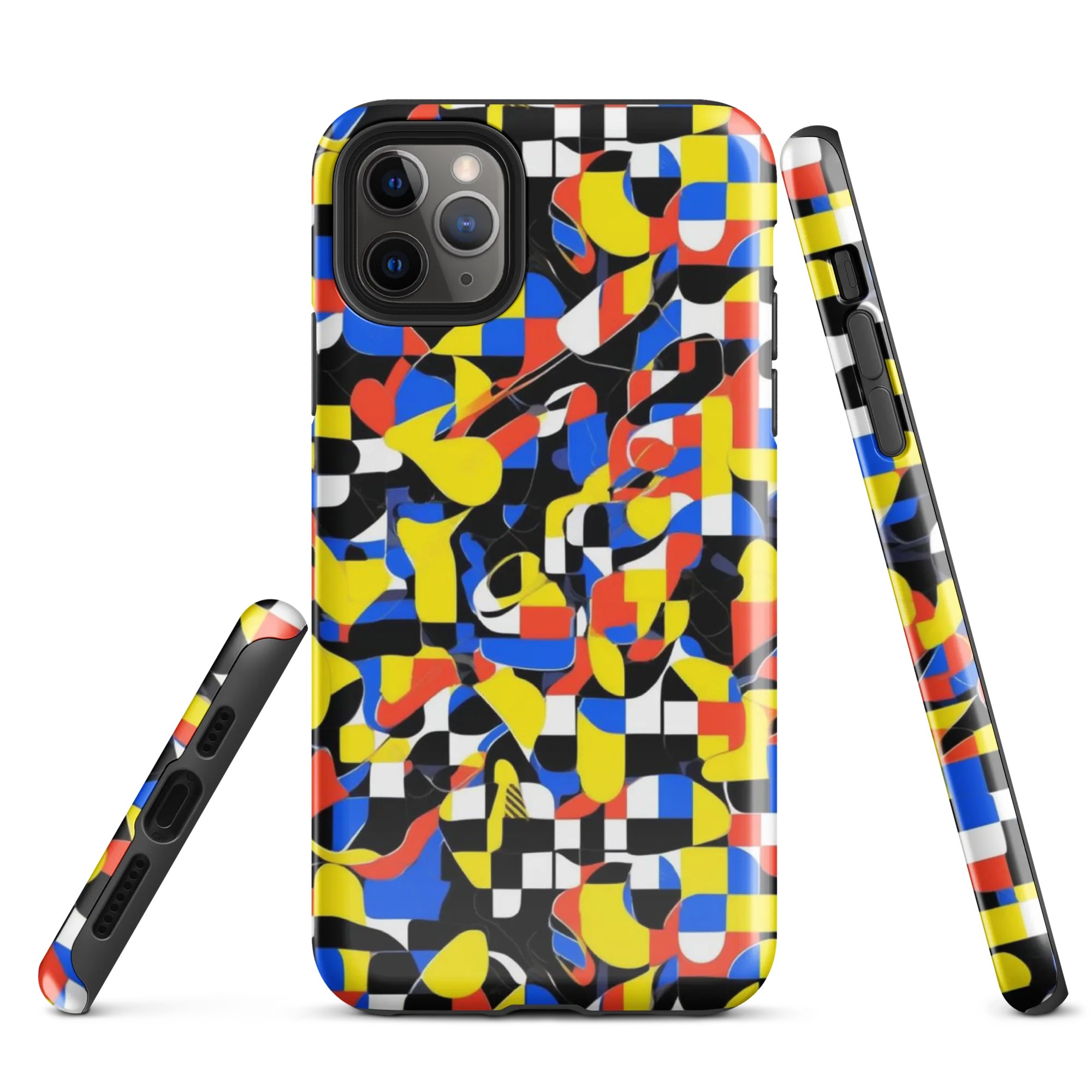 Midnight Geometry on Tough Case for iPhone® — Front