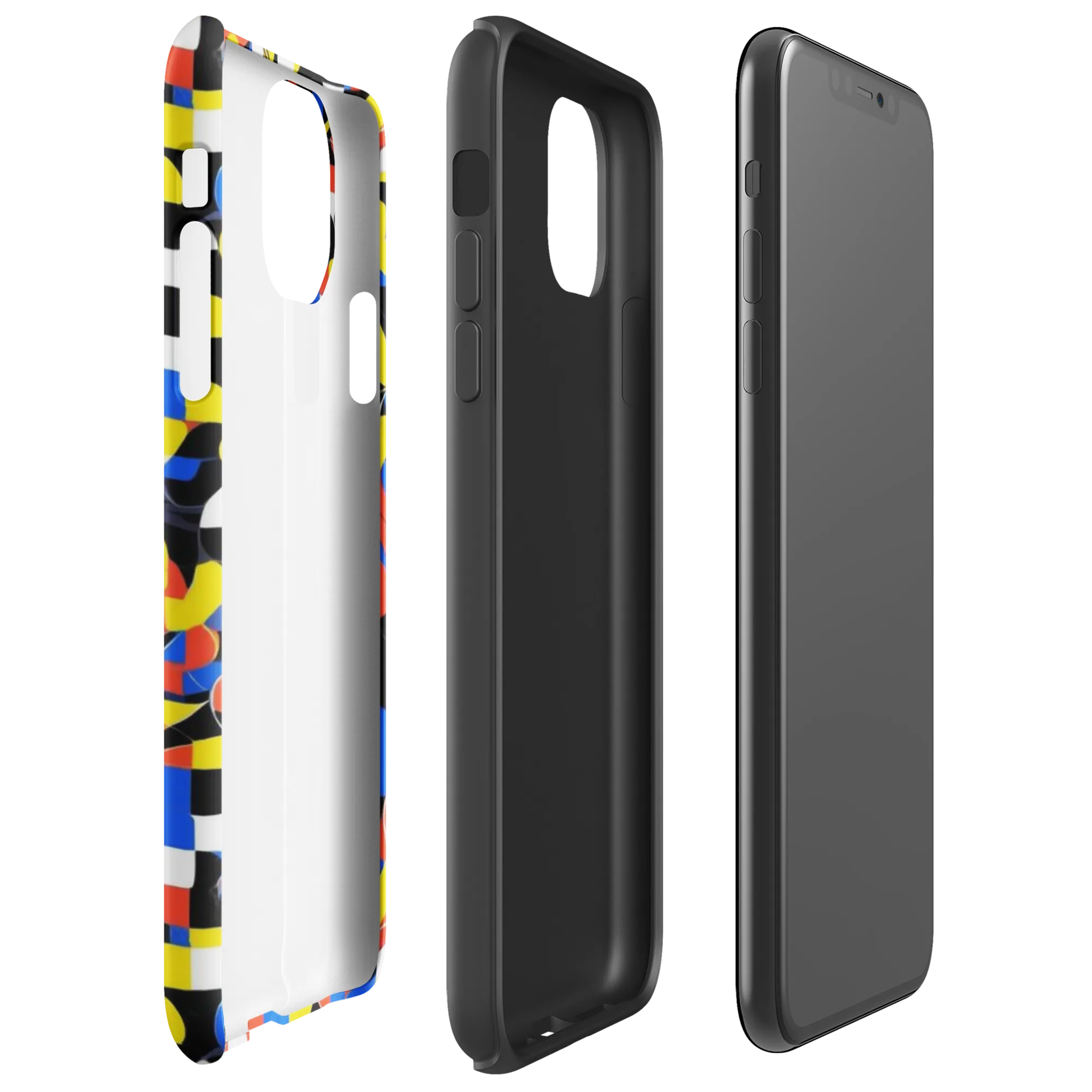 Midnight Geometry on Tough Case for iPhone® — Right
