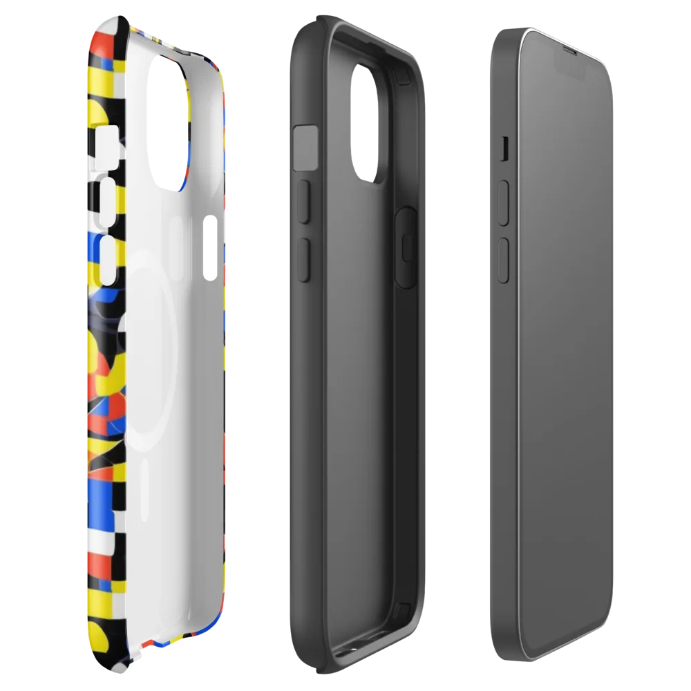Midnight Geometry on MagSafe Tough Case for iPhone® — Front