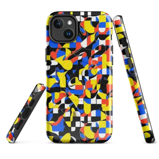 Midnight Geometry on a MagSafe Tough Case for iPhone®