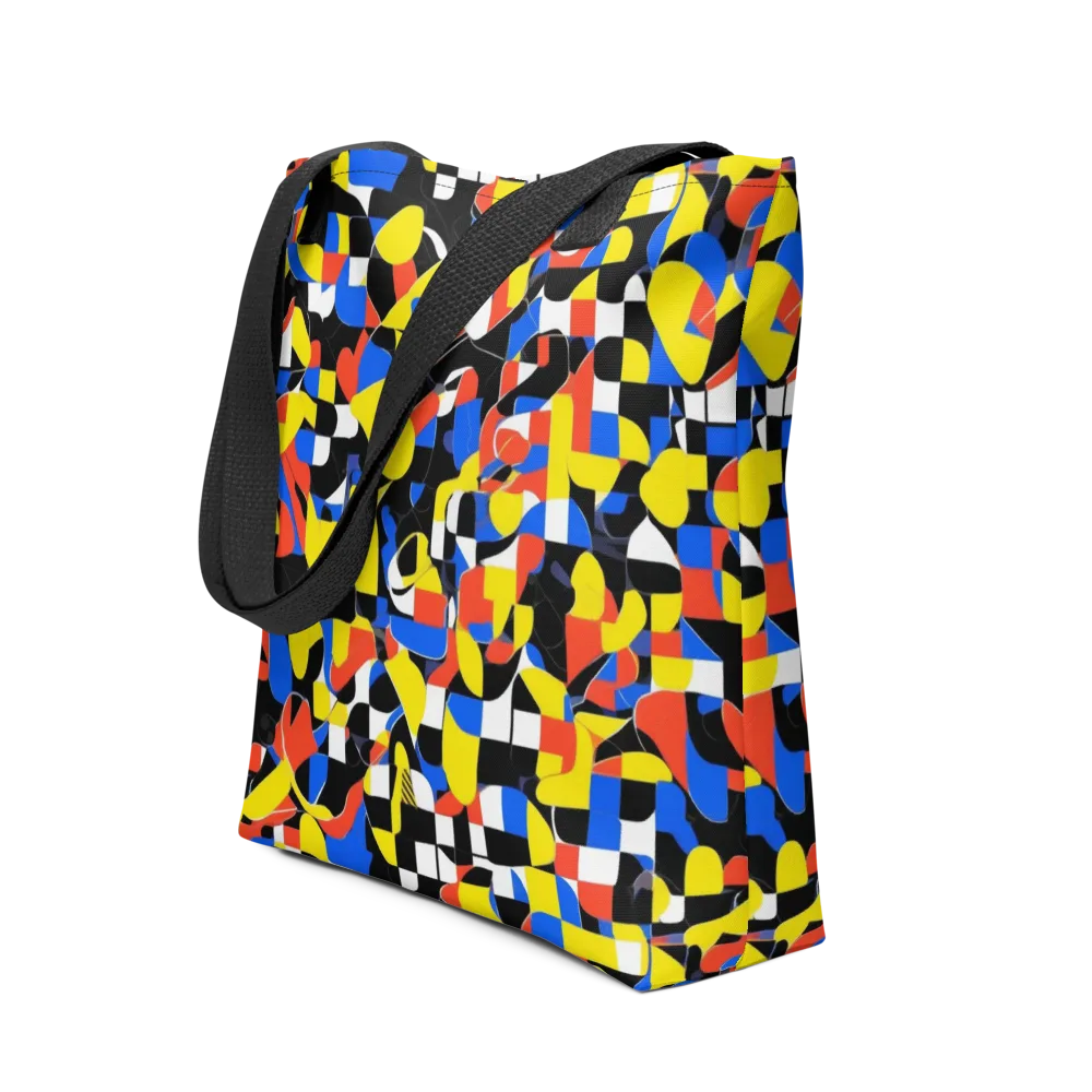 Midnight Geometry on Tote Bag — Front