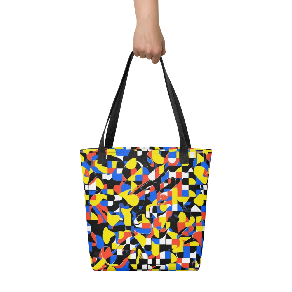 Midnight Geometry on Tote Bag — Front