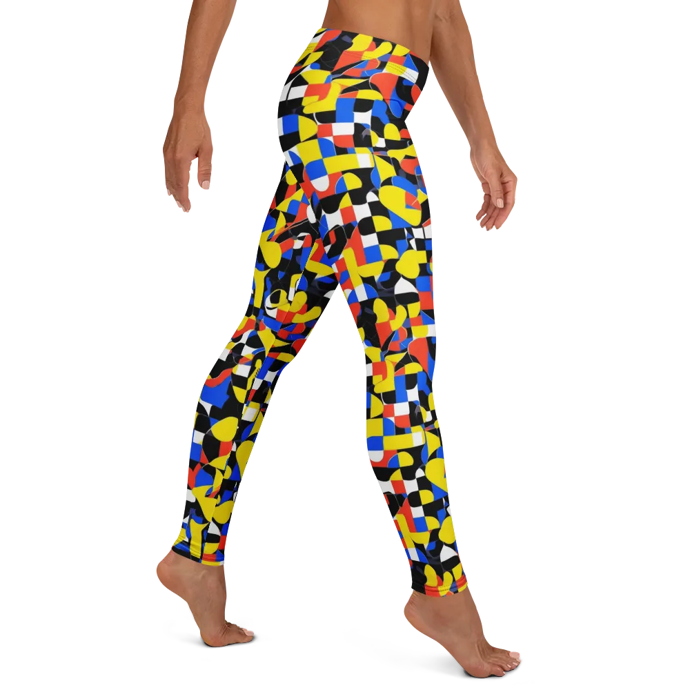 Midnight Geometry on Leggings — Right