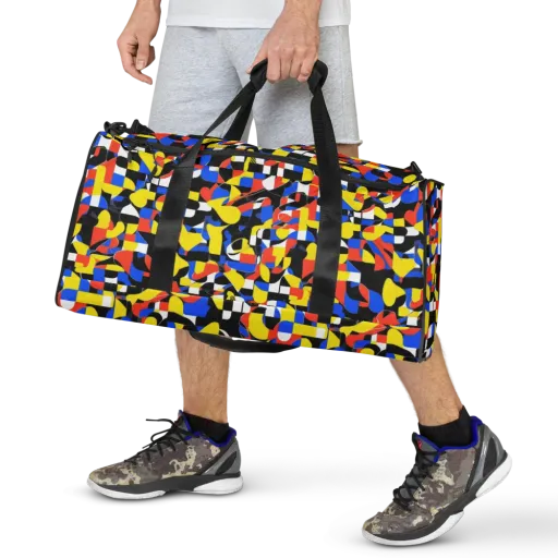 Midnight Geometry on a Duffle Bag