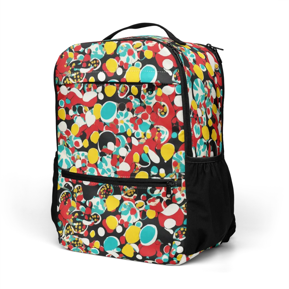 Neon Mingle on Utility Backpack — Left Front