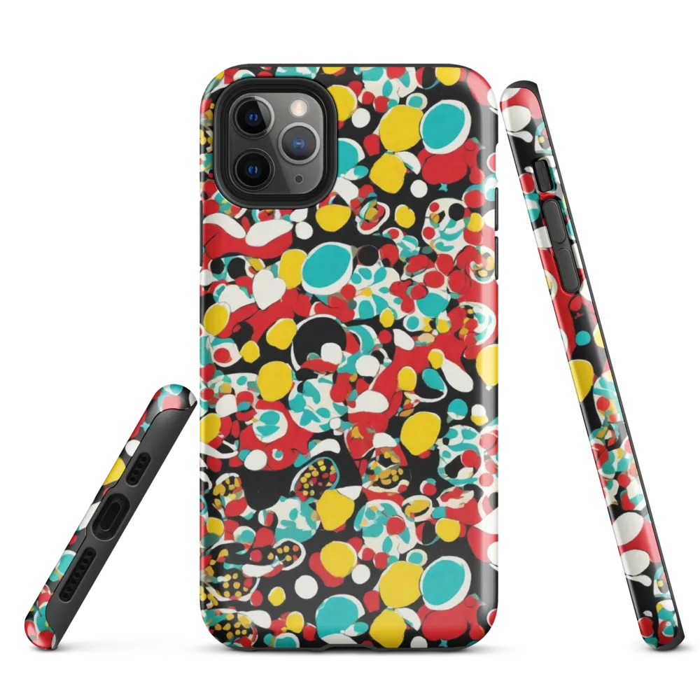Neon Mingle on Tough Case for iPhone® — Front