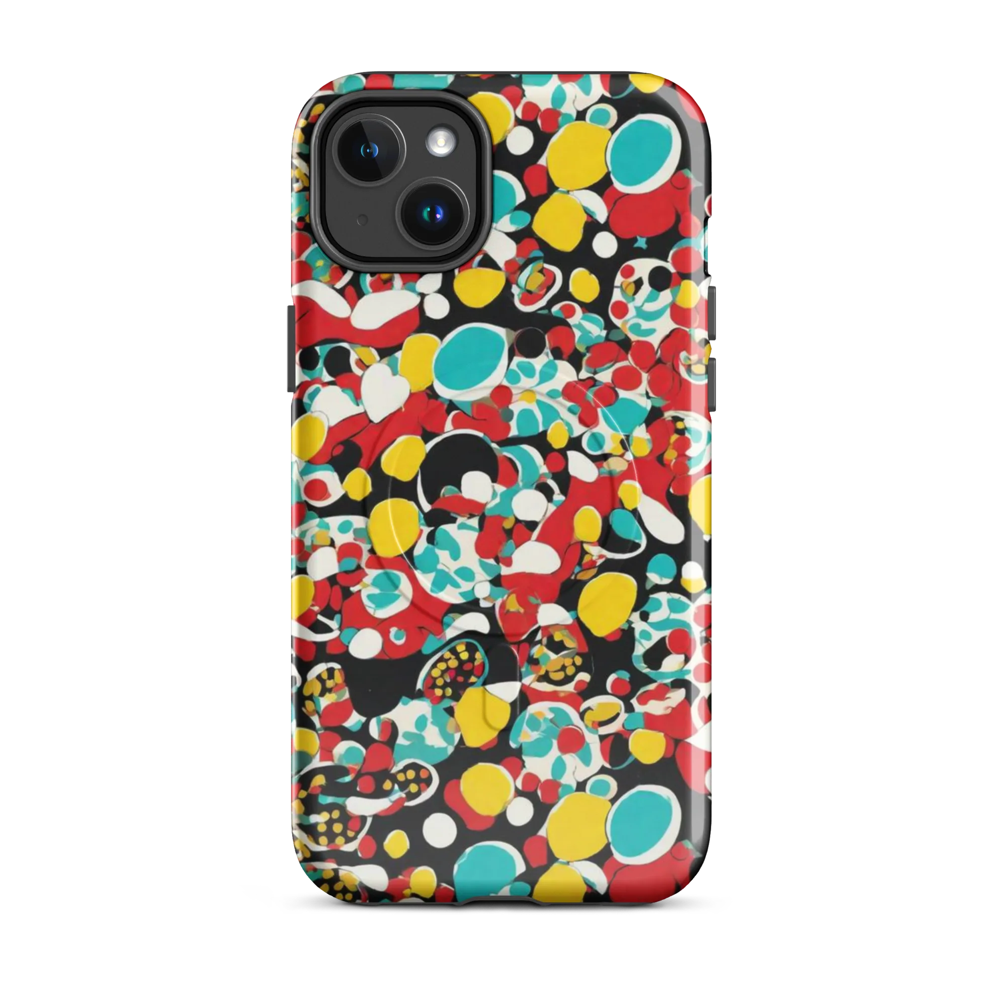 Neon Mingle on MagSafe Tough Case for iPhone® — Front