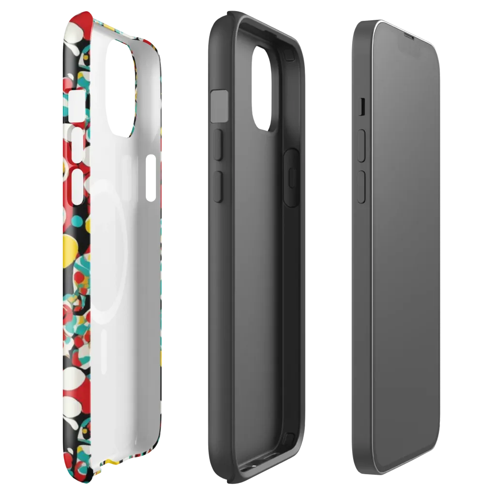 Neon Mingle on MagSafe Tough Case for iPhone® — Front
