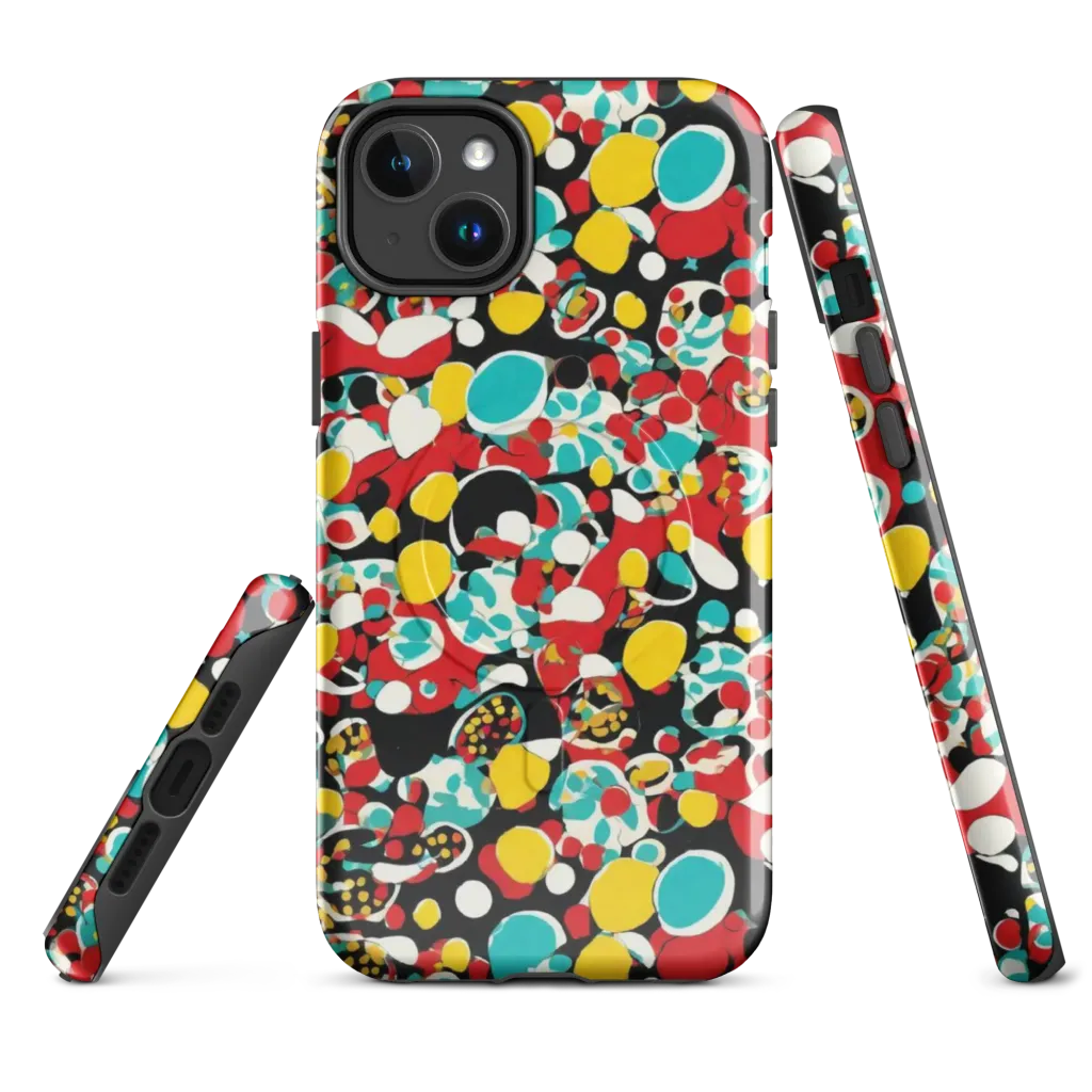 Neon Mingle on MagSafe Tough Case for iPhone® — Front