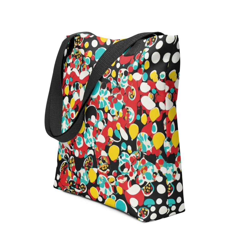 Neon Mingle on Tote Bag — Front