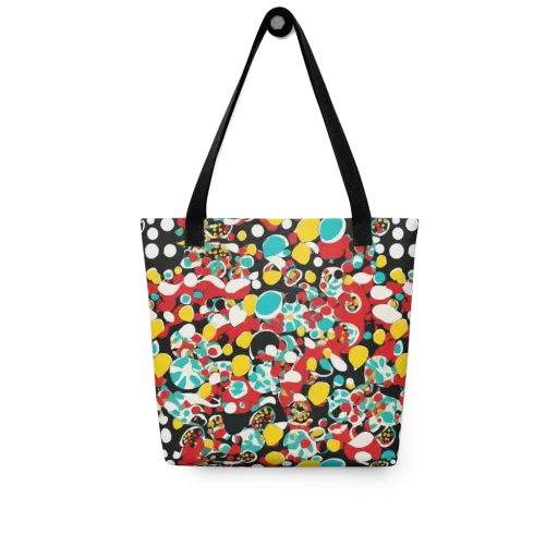 Neon Mingle on a Tote Bag