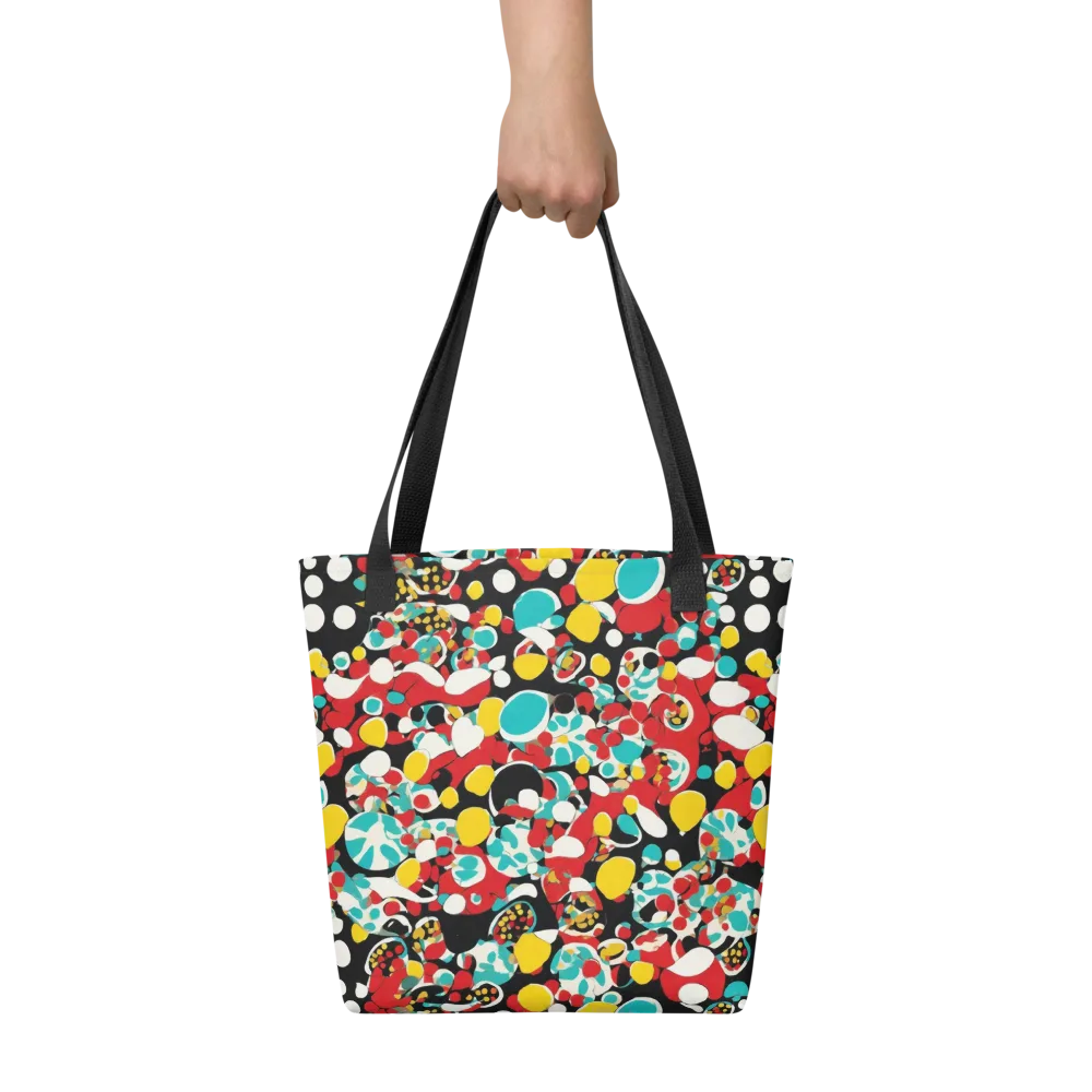 Neon Mingle on Tote Bag — Front