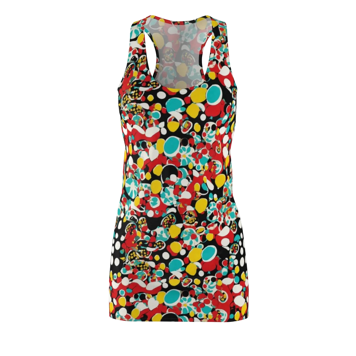 Neon Mingle on Racerback Dress — Front