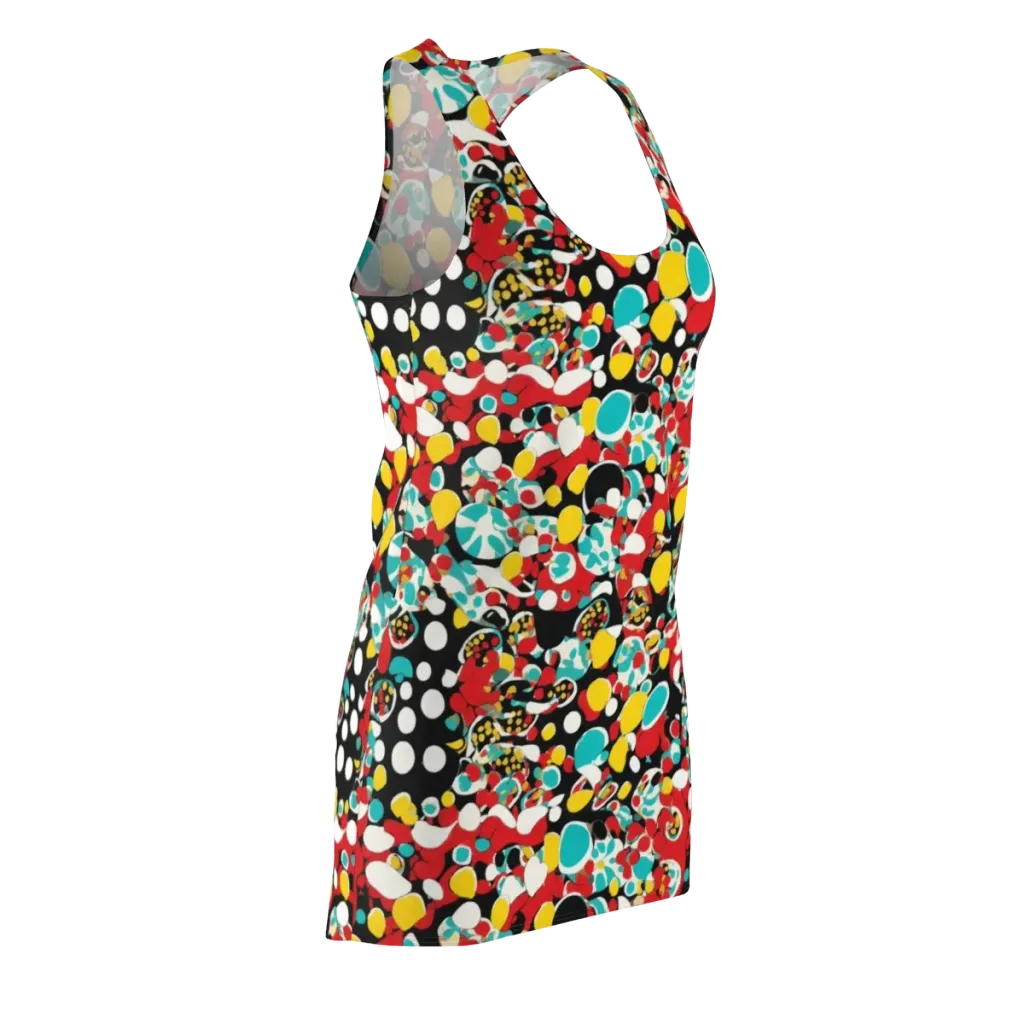 Neon Mingle on Racerback Dress — Front Side