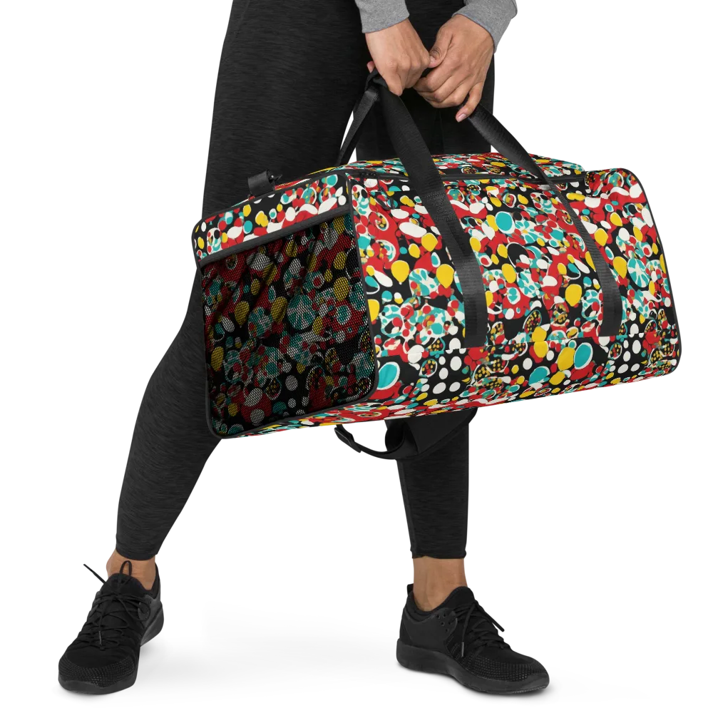 Neon Mingle on Duffle Bag — Right Front
