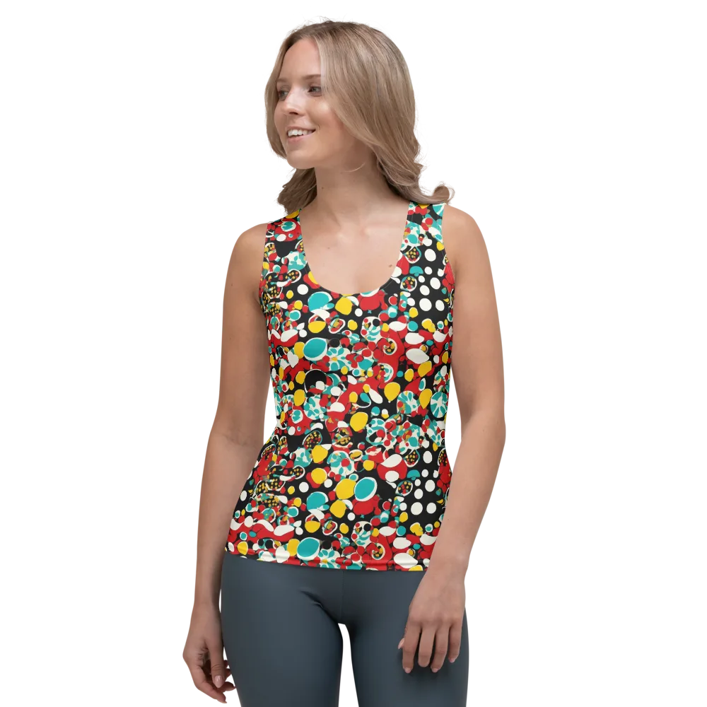 Neon Mingle on Women's Tank Top — Front