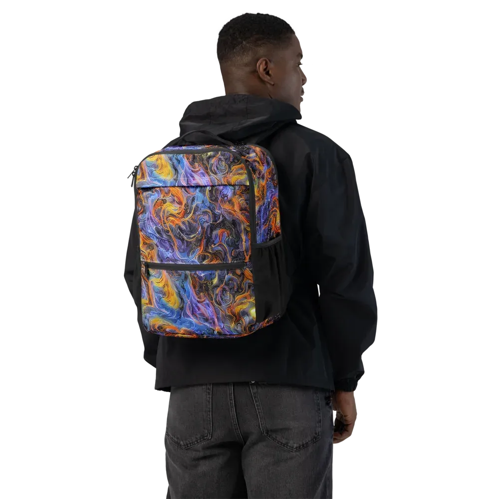 Mercury Mirage on Utility Backpack — Back