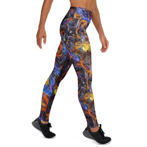 Mercury Mirage on a Yoga Leggings