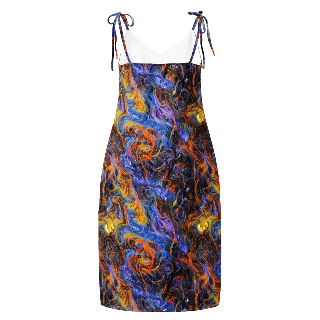 Mercury Mirage on Slip Dress — Back