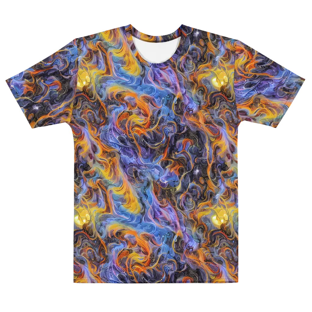 Mercury Mirage on Men's Cotton Crew Neck T-Shirt — Front