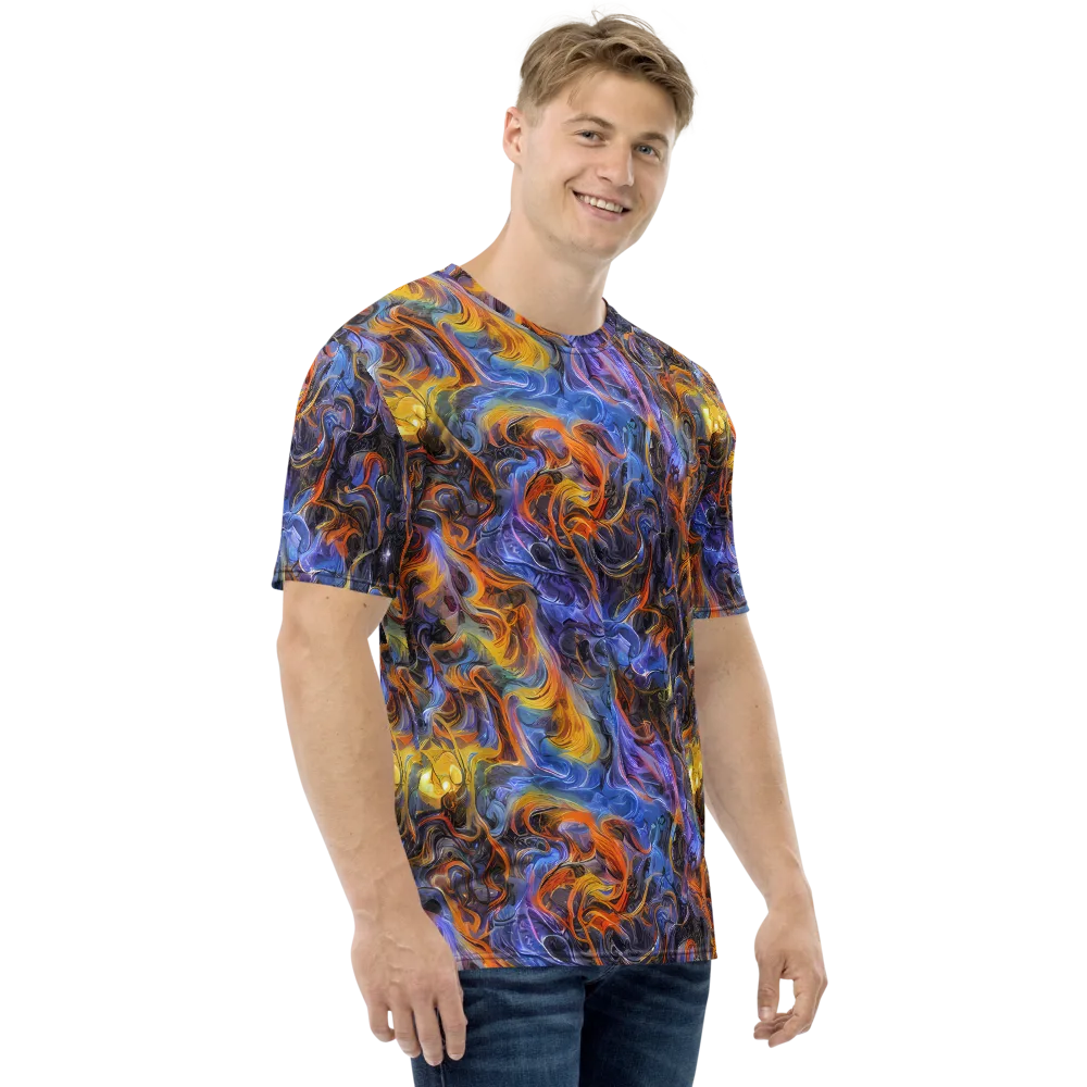 Mercury Mirage on Men's Crew Neck T-Shirt — Right