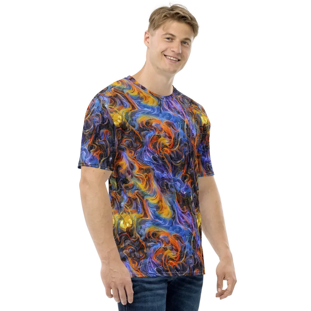 Mercury Mirage on Men's Crew Neck T-Shirt — Right