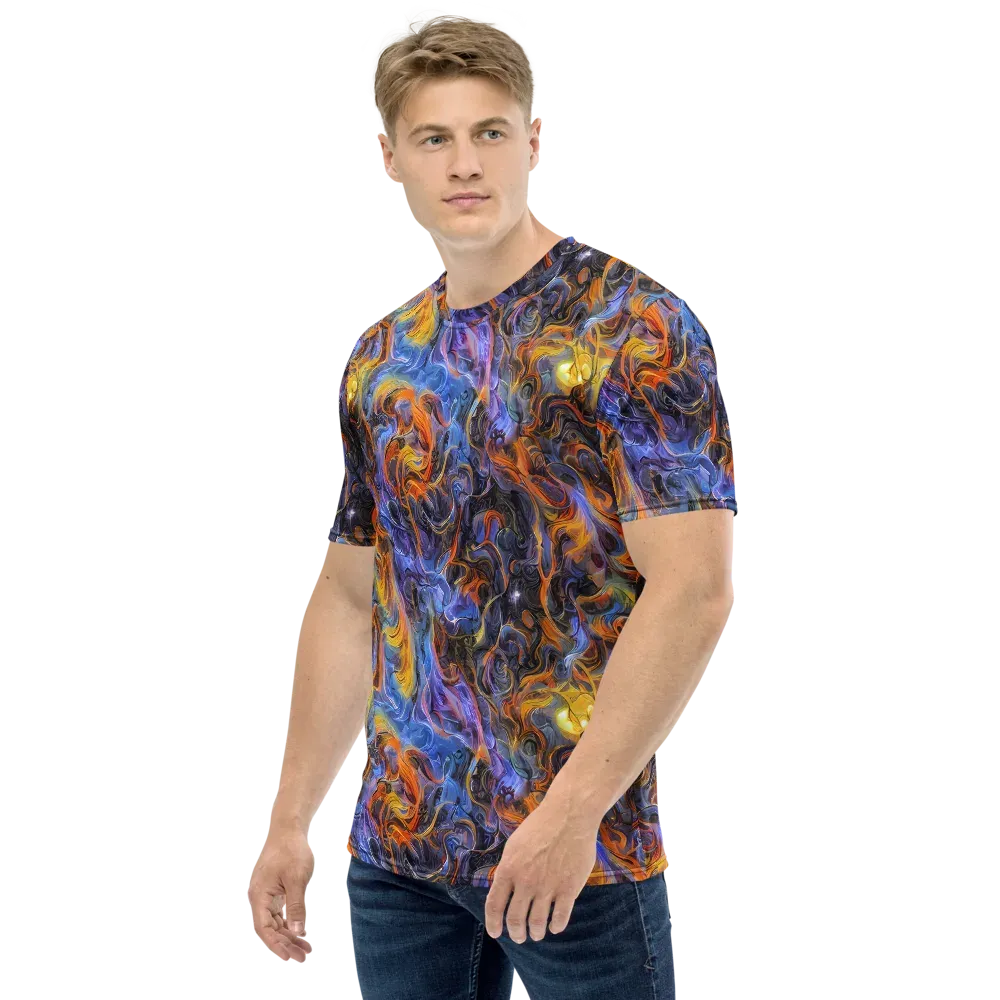 Mercury Mirage on Men's Crew Neck T-Shirt — Left