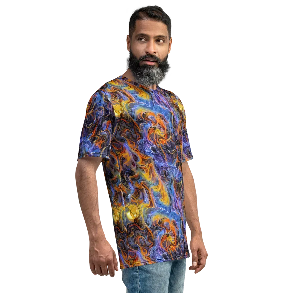 Mercury Mirage on Men's Crew Neck T-Shirt — Right